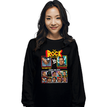 Load image into Gallery viewer, Shirts Long Sleeve Shirts, Unisex / Small / Black The Rock Fighter