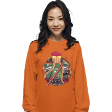 Load image into Gallery viewer, Daily_Deal_Shirts Long Sleeve Shirts, Unisex / Small / Orange Autumn Fighter