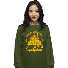 Load image into Gallery viewer, Secret_Shirts Long Sleeve Shirts, Unisex / Small / Military Green Proto Dome Robo