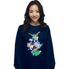 Load image into Gallery viewer, Daily_Deal_Shirts Long Sleeve Shirts, Unisex / Small / Navy Friendship