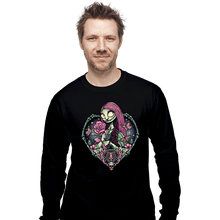 Load image into Gallery viewer, Daily_Deal_Shirts Long Sleeve Shirts, Unisex / Small / Black Heart Sally Ragdoll
