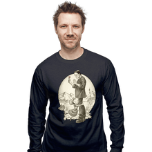 Load image into Gallery viewer, Shirts Long Sleeve Shirts, Unisex / Small / Dark Heather Monster Hug