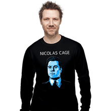 Load image into Gallery viewer, Daily_Deal_Shirts Long Sleeve Shirts, Unisex / Small / Black Nic Cage