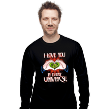 Load image into Gallery viewer, Daily_Deal_Shirts Long Sleeve Shirts, Unisex / Small / Black I Love You In Every Universe