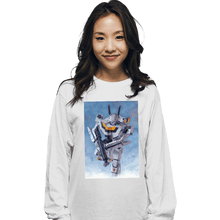 Load image into Gallery viewer, Daily_Deal_Shirts Long Sleeve Shirts, Unisex / Small / White VF-1S Watercolor