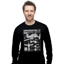 Load image into Gallery viewer, Shirts Long Sleeve Shirts, Unisex / Small / Black Swordfish II Deal