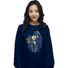 Load image into Gallery viewer, Shirts Long Sleeve Shirts, Unisex / Small / Navy Hanukkah Town