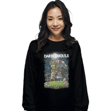 Load image into Gallery viewer, Shirts Long Sleeve Shirts, Unisex / Small / Black Dark Ghouls