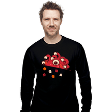 Load image into Gallery viewer, Daily_Deal_Shirts Long Sleeve Shirts, Unisex / Small / Black Cute Tyrant Dice
