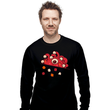 Load image into Gallery viewer, Daily_Deal_Shirts Long Sleeve Shirts, Unisex / Small / Black Cute Tyrant Dice