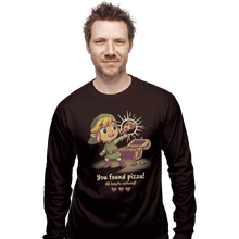 Load image into Gallery viewer, Shirts Long Sleeve Shirts, Unisex / Small / Dark Chocolate Legendary PIzza