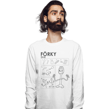 Load image into Gallery viewer, Shirts Long Sleeve Shirts, Unisex / Small / White Toy Manual