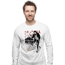 Load image into Gallery viewer, Daily_Deal_Shirts Long Sleeve Shirts, Unisex / Small / White Lone Comedian And Cubs