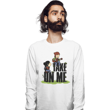 Load image into Gallery viewer, Shirts Long Sleeve Shirts, Unisex / Small / White Ellie Sings To Dina