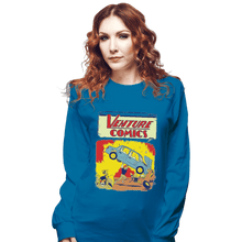 Load image into Gallery viewer, Shirts Long Sleeve Shirts, Unisex / Small / Sapphire Brock Action Comics