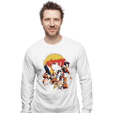 Load image into Gallery viewer, Daily_Deal_Shirts Long Sleeve Shirts, Unisex / Small / White Retro Space Cowboy