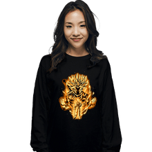 Load image into Gallery viewer, Daily_Deal_Shirts Long Sleeve Shirts, Unisex / Small / Black Golden Saiyan Trunks