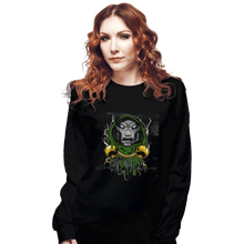 Load image into Gallery viewer, Shirts Long Sleeve Shirts, Unisex / Small / Black Doom Style