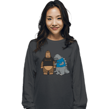 Load image into Gallery viewer, Daily_Deal_Shirts Long Sleeve Shirts, Unisex / Small / Charcoal Stupid Kaijus!