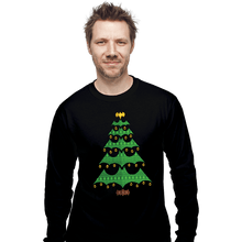 Load image into Gallery viewer, Daily_Deal_Shirts Long Sleeve Shirts, Unisex / Small / Black Holy Christmas Tree, Batman!