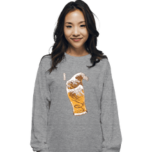 Load image into Gallery viewer, Daily_Deal_Shirts Long Sleeve Shirts, Unisex / Small / Sports Grey The Great Beer Wave
