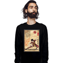 Load image into Gallery viewer, Daily_Deal_Shirts Long Sleeve Shirts, Unisex / Small / Black Fire Nation Master Woodblock