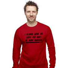Load image into Gallery viewer, Daily_Deal_Shirts Long Sleeve Shirts, Unisex / Small / Red Lucky Red Shirt