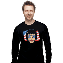 Load image into Gallery viewer, Shirts Long Sleeve Shirts, Unisex / Small / Black Star Spangled Butt