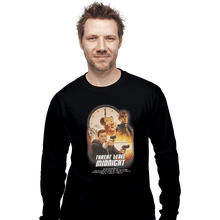 Load image into Gallery viewer, Shirts Long Sleeve Shirts, Unisex / Small / Black Threat Level Midnight
