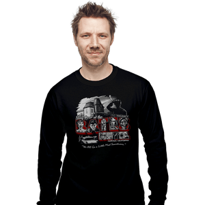 Daily_Deal_Shirts Long Sleeve Shirts, Unisex / Small / Black Stay At The Bates Motel