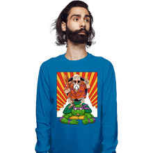 Load image into Gallery viewer, Daily_Deal_Shirts Long Sleeve Shirts, Unisex / Small / Sapphire Mutenroshi Ninja