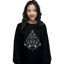 Load image into Gallery viewer, Shirts Long Sleeve Shirts, Unisex / Small / Black Hallows Tattoo