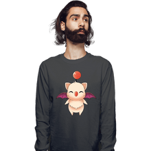Load image into Gallery viewer, Shirts Long Sleeve Shirts, Unisex / Small / Charcoal Moogle