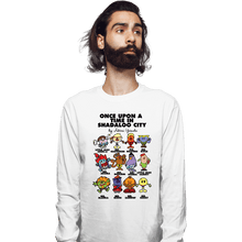 Load image into Gallery viewer, Daily_Deal_Shirts Long Sleeve Shirts, Unisex / Small / White Once Upon A Time In Shadaloo