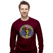 Load image into Gallery viewer, Shirts Long Sleeve Shirts, Unisex / Small / Maroon Rogue Social Distancing Champion