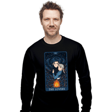 Load image into Gallery viewer, Daily_Deal_Shirts Long Sleeve Shirts, Unisex / Small / Black Tarot Ghibli The Lovers