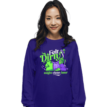 Load image into Gallery viewer, Daily_Deal_Shirts Long Sleeve Shirts, Unisex / Small / Violet Might Clean Later