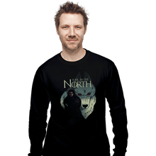 Load image into Gallery viewer, Shirts Long Sleeve Shirts, Unisex / Small / Black King In The North