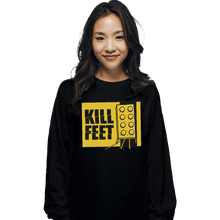 Load image into Gallery viewer, Shirts Long Sleeve Shirts, Unisex / Small / Black Kill Feet