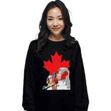 Load image into Gallery viewer, Shirts Long Sleeve Shirts, Unisex / Small / Black Captain Canuck And Team Canada