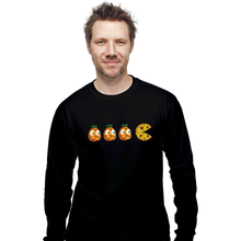 Load image into Gallery viewer, Daily_Deal_Shirts Long Sleeve Shirts, Unisex / Small / Black Pizza-Man!