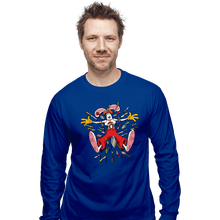 Load image into Gallery viewer, Daily_Deal_Shirts Long Sleeve Shirts, Unisex / Small / Royal Blue Knives Out Roger