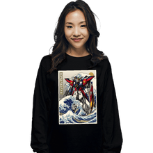 Load image into Gallery viewer, Daily_Deal_Shirts Long Sleeve Shirts, Unisex / Small / Black Wing Zero