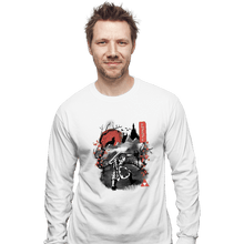 Load image into Gallery viewer, Daily_Deal_Shirts Long Sleeve Shirts, Unisex / Small / White Sumie Twilight