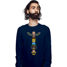 Load image into Gallery viewer, Daily_Deal_Shirts Long Sleeve Shirts, Unisex / Small / Navy Totem Of Villains