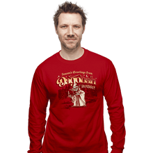 Load image into Gallery viewer, Daily_Deal_Shirts Long Sleeve Shirts, Unisex / Small / Red Dagobah Humbug
