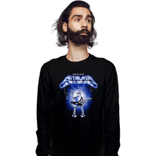 Load image into Gallery viewer, Secret_Shirts Long Sleeve Shirts, Unisex / Small / Black Shiny Metal!