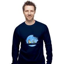 Load image into Gallery viewer, Shirts Long Sleeve Shirts, Unisex / Small / Navy Hakuna Ohanata