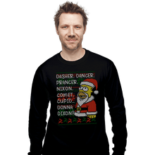 Load image into Gallery viewer, Daily_Deal_Shirts Long Sleeve Shirts, Unisex / Small / Black I&#39;ll Be Homer For Christmas
