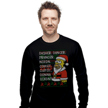 Load image into Gallery viewer, Daily_Deal_Shirts Long Sleeve Shirts, Unisex / Small / Black I'll Be Homer For Christmas